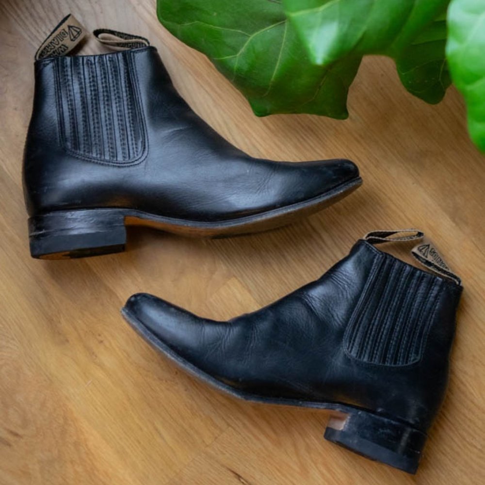 White Diamond Charro Boot | sz 7.5W